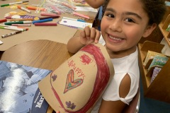 books, art, huge smiles!